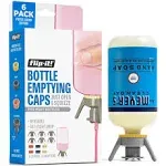 Flip-It Bottle Emptying Kit Deluxe 6-Pack. Get Every Drop! Zero Waste.