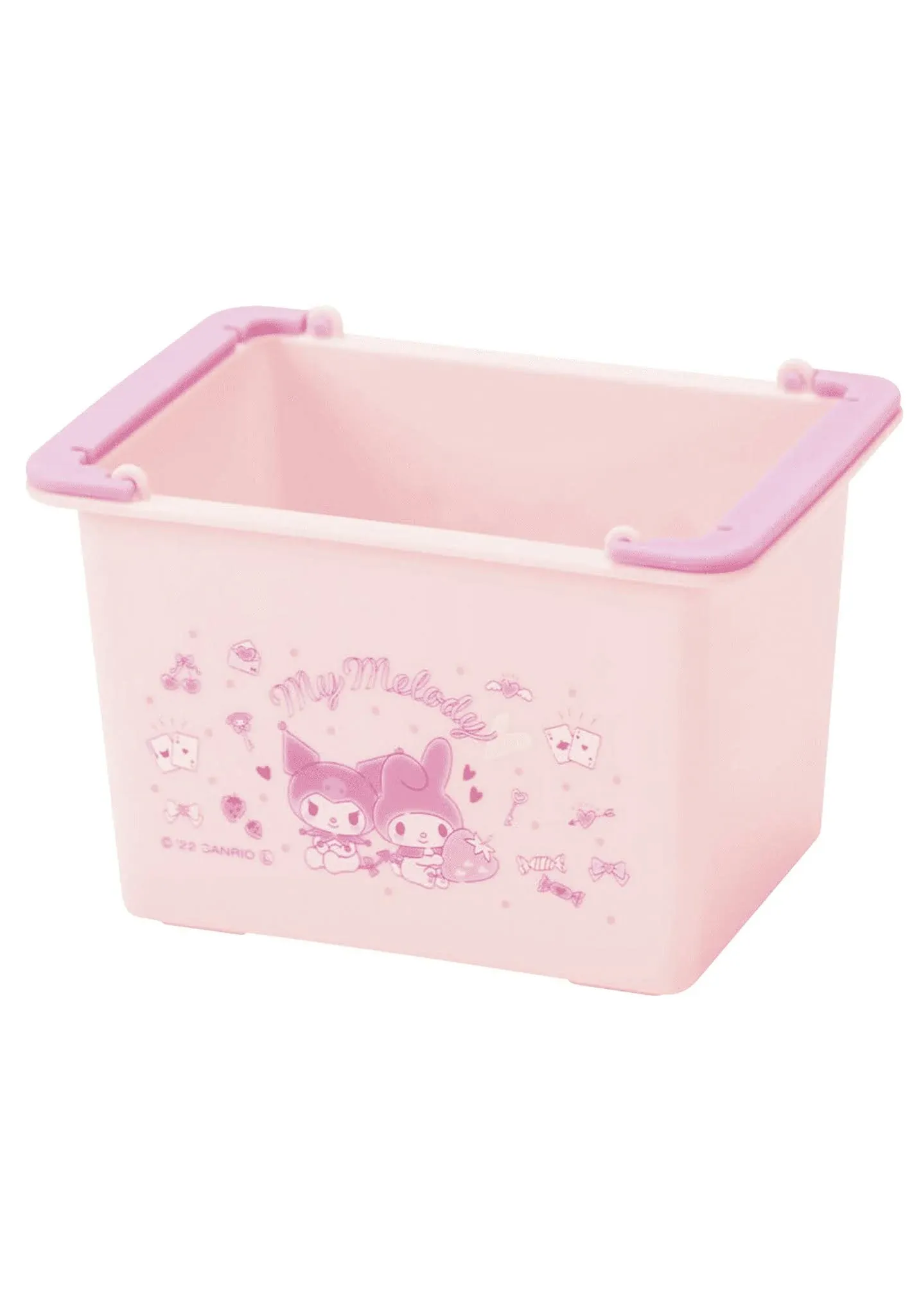 Skater My Melody & Kuromi Stackable Mini Basket Set