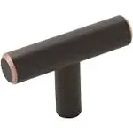 Amerock Bar Pulls 1-15/16 inch (49mm) Length Oil-Rubbed Bronze Cabinet Knob - 10 Pack