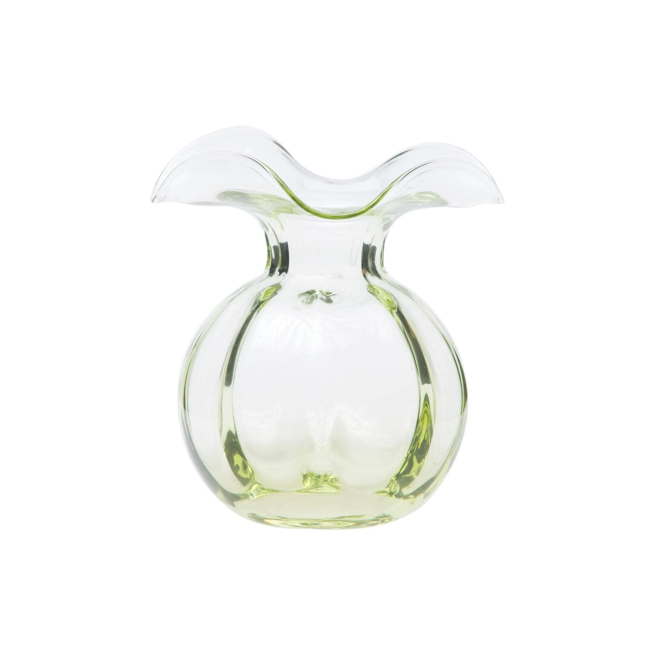 Hibiscus Glass Clear Bud Vase