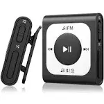 Agptek A51 64gb MP3 Player with Bluetooth & FM Radio, Black