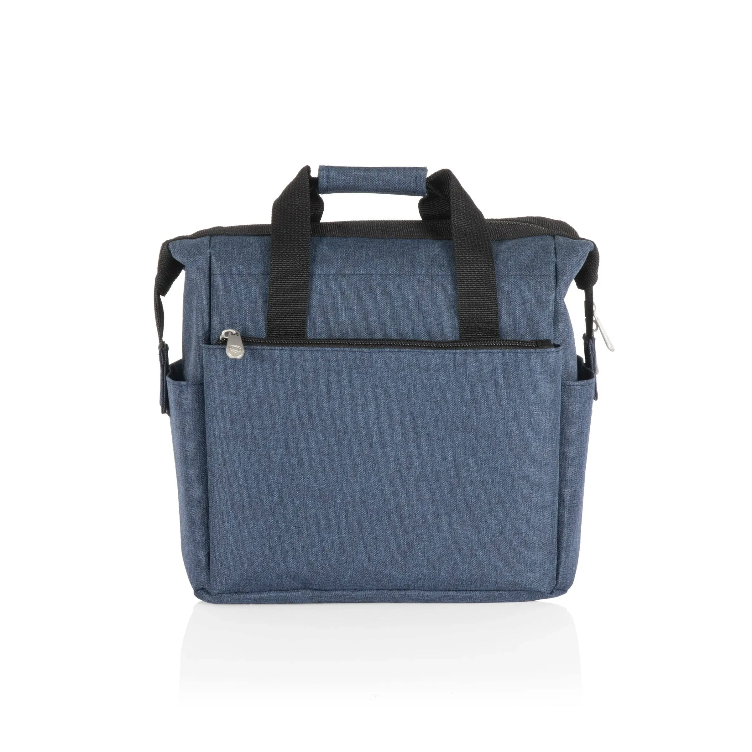 PICNIC TIME - On The Go Lunch Bag - Soft Cooler Lunch Box - Insulated Lunch Bag, (Navy Blue)