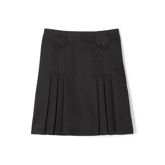 French Toast Girls' Front Pleated Skirt with Tabs