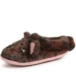 Dearfoams Kid's Peyton Animal Slip-On Clog House Slipper