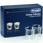 Delonghi Creamy Collection - 6X Cappuccino Glasses