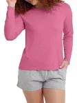 Hanes Originals Women's Tri-Blend Long-Sleeve T-Shirt Inari Heather S