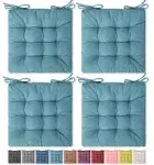 4 Pack Seat Cushion, Chair Cushion, Comfort Chair Pads, Chair Mat for Indoor,...