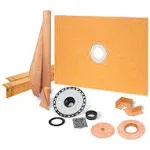 Kerdi-Shower-Kit, 38 inch x 60 inch / ABS Stn Steel