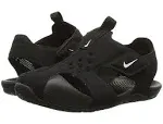 Nike Sunray Protect 2 Infant/Toddler Sandal Size 4C (Black)