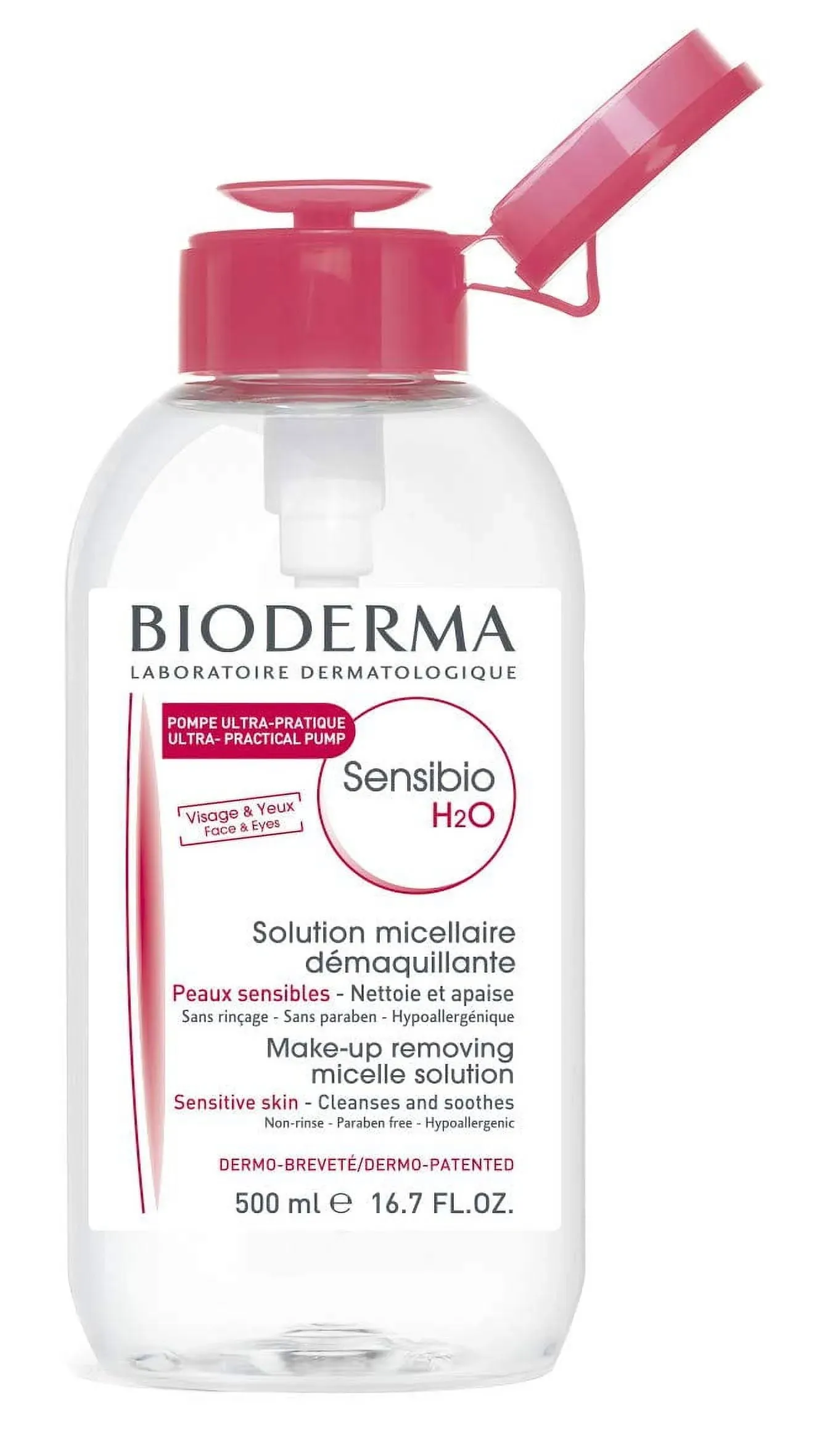 Bioderma - Sensibio - H2O Micellar Water - Makeup Remover Cleanser - F