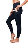 90 Degree by Reflex Interlink Side Pocket High Waist Leggings - Dark Navy at Nordstrom Rack