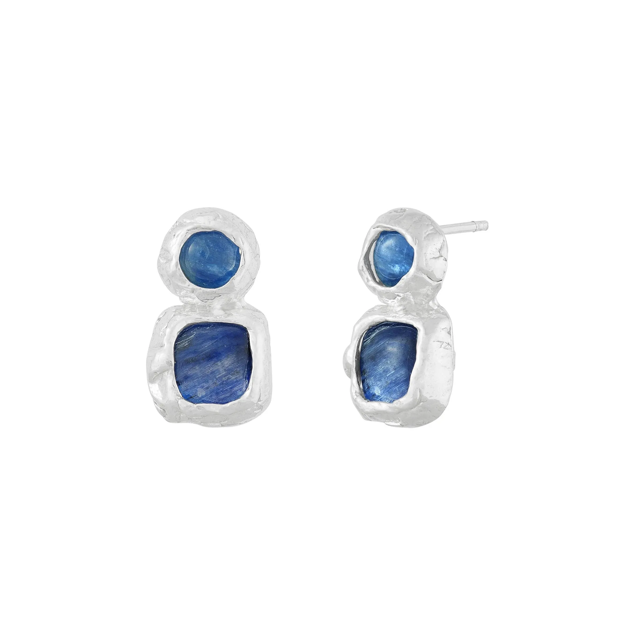 New Silpada &#039;Indigo Dreams&#039; Sterling Silver Natural Kyanite Drop Earrings