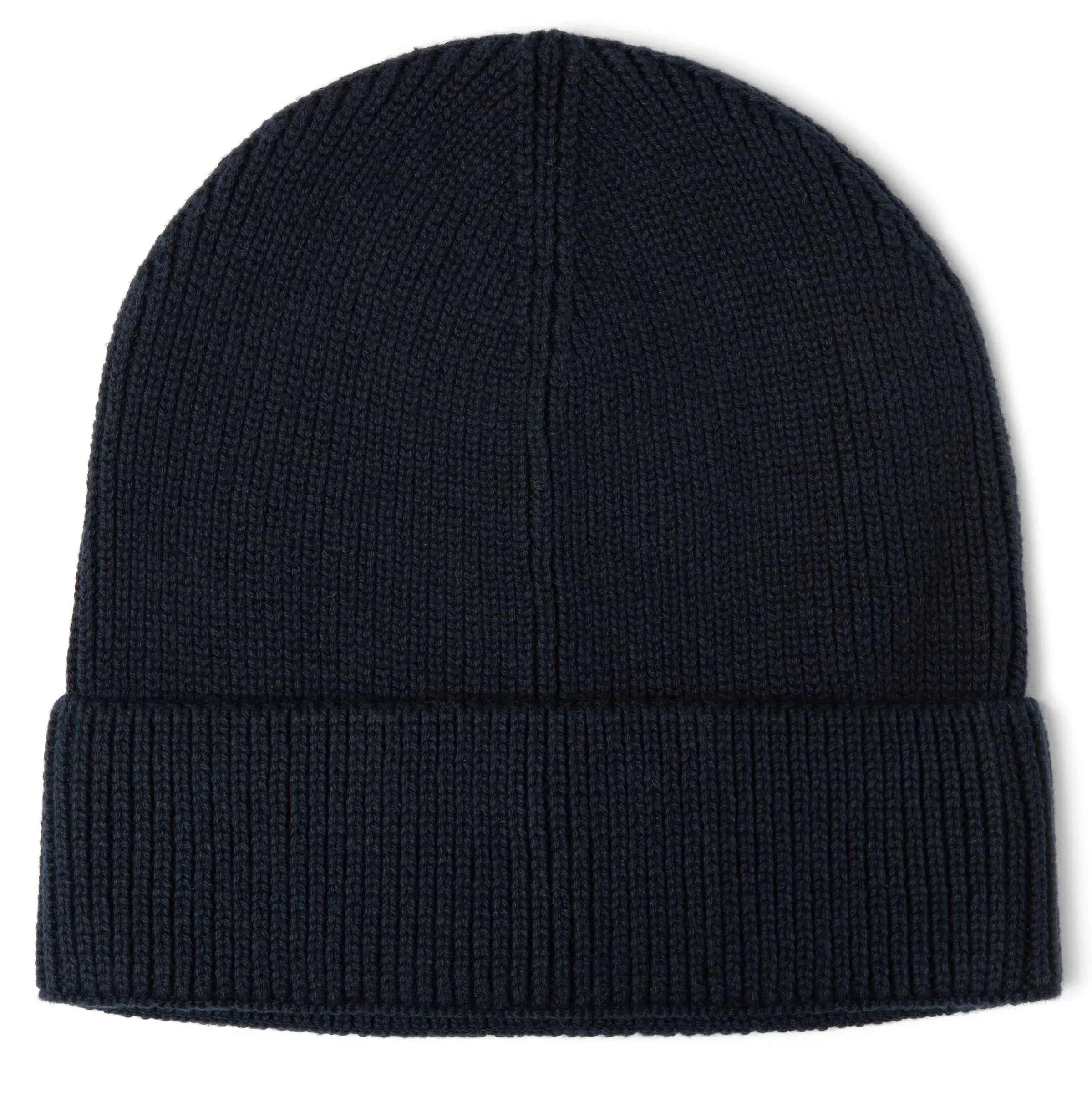 Cotton Cuffed Beanie - Men and Women - 100% Cotton - 10 Colors - Navy