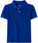 The Children's Place Boys Uniform Short Sleeve Pique Polo