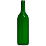 Screw Top Green Wine Bottles 750 ml - 12/Case | LD Carlson