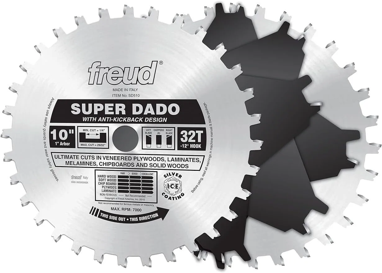 Freud SD510: 10&#034; Super Dado Sets