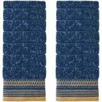 SKL Home Juxtapose 2-Piece Hand Towel Set, Ink