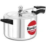 Hawkins Classic CL50 5-Liter New Improved Aluminum Pressure Cooker, Small, Silver