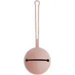 Mushie - Silicone Pacifier Holder Case - Blush