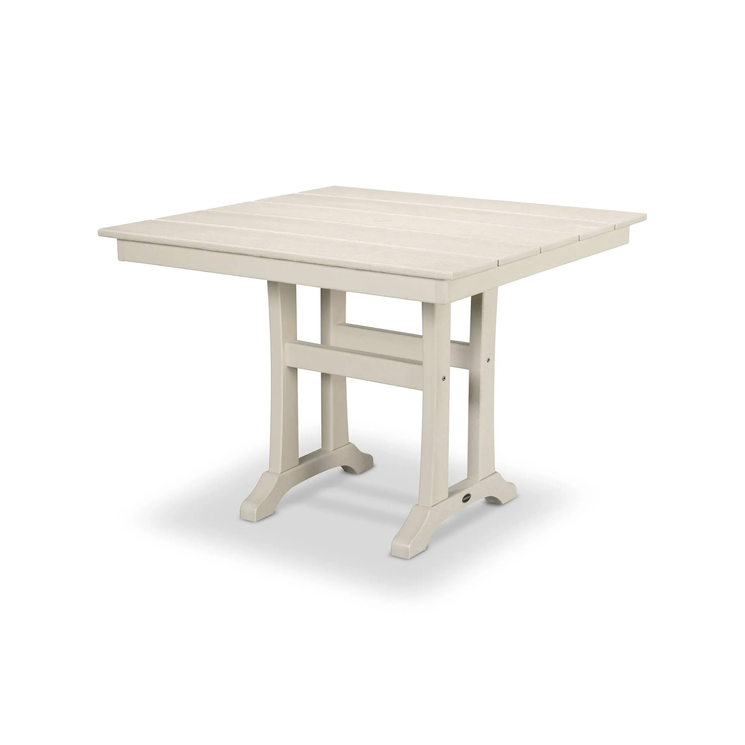 POLYWOOD Farmhouse Trestle 37" Dining Table