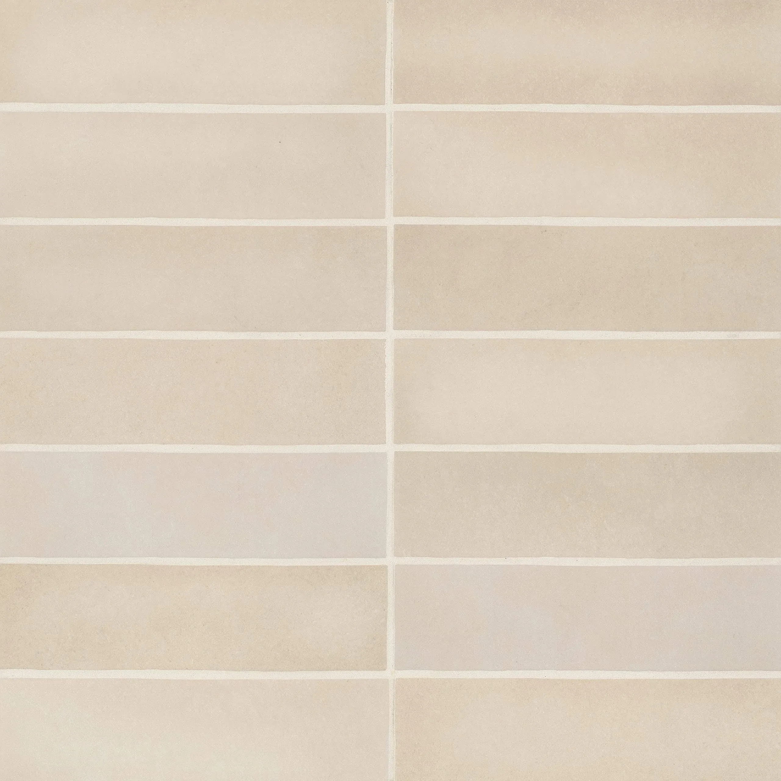 Bedrosians Makoto Matte Ceramic Tile 2.5" x 10", Tatami Beige (34-Pack, 5.38 sf)