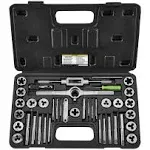 Pittsburgh Carbon Steel SAE Tap and Die Set 40 Pc.