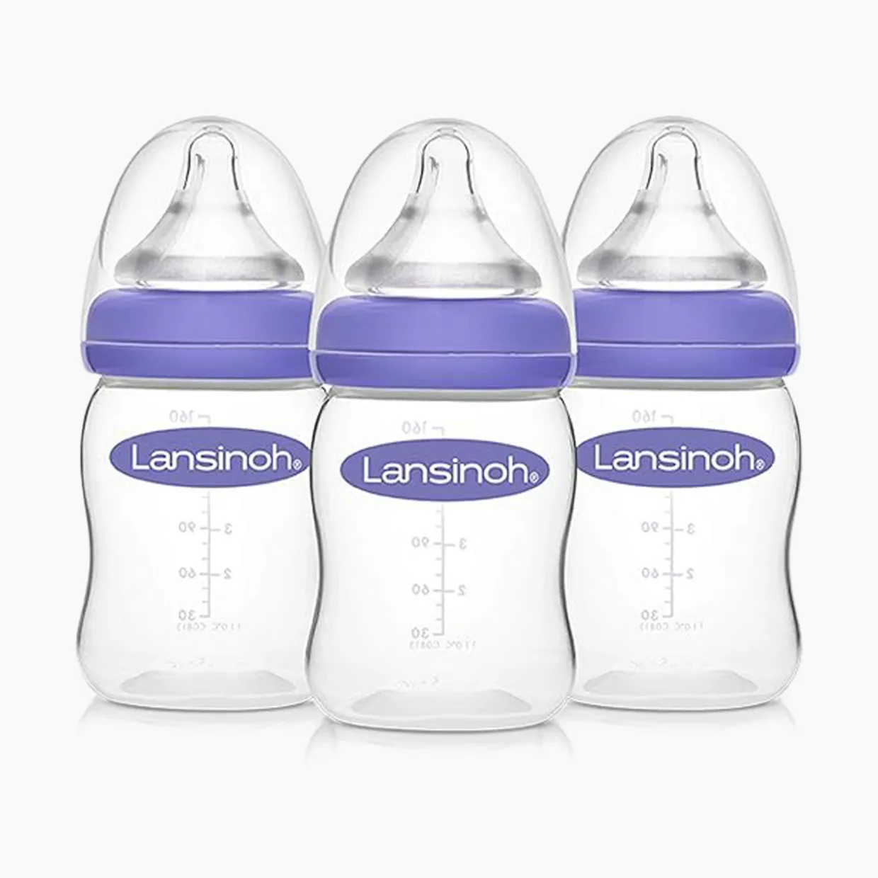 Lansinoh mOmma Feeding Bottles, 5 oz - 3 pack