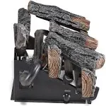 Duluth Forge 22 in. W Vent-Free Natural Gas Fireplace Log Set - Winter Oak, 32,000