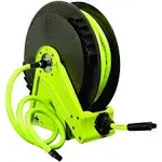 Flexzilla L8011FZ Retractable Air Hose Reel Open Face Single Axle Arm 3/8" x 50'