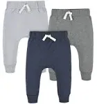 Gerber Baby Boys' Toddler 3-Pack Jogger Pants