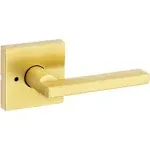 Kwikset Halifax Privacy Lever Satin Brass 730HFL-SQT-4-6AL-RCS