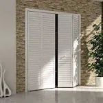 Closet Door Bifold Louver Louver Plantation Primed White 24x80