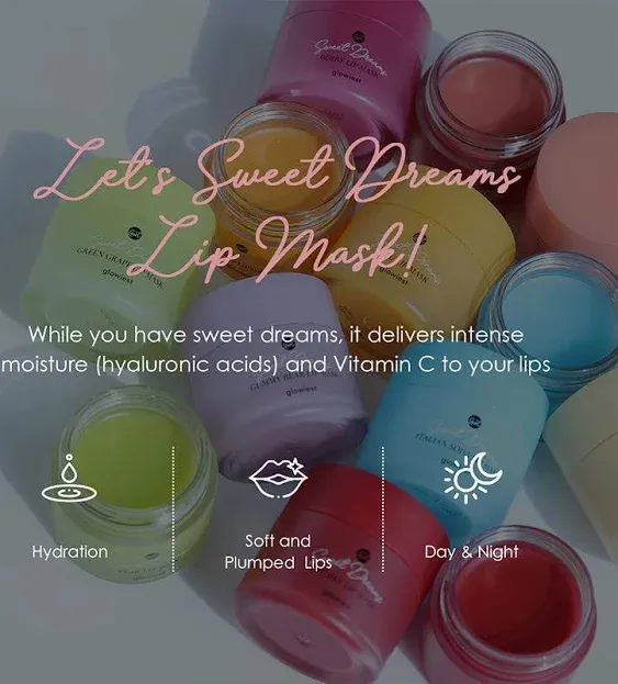 Glowiest Sweet Dreams Lip Mask | Soko Glam Berry