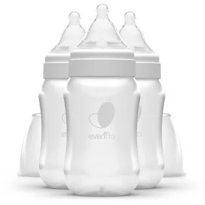 Evenflo Balance Plus 3-Pack Wide Neck Bottles - White, one Size