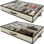 Woffit Under Bed Shoe Storage Organizer