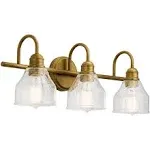 Kichler - 45973NBR - Three Light Bath - Avery - Natural Brass