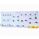 Pegboard,White,22 in. H,PR DURAHOOK 990-S