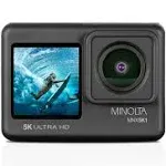 Minolta MNX5K1 5K Ultra HD / 24 MP Action Camera Kit with Waterproof Case