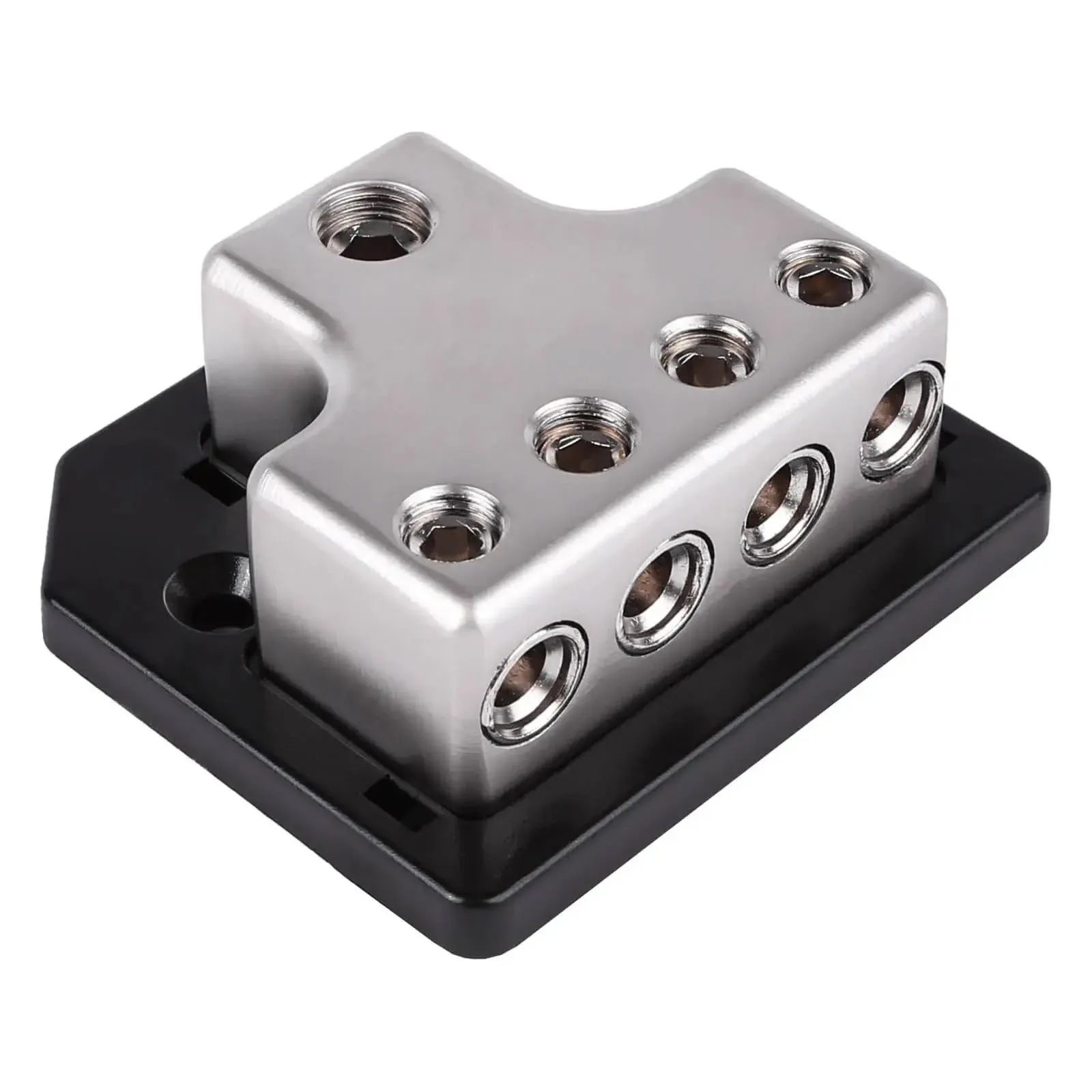 Skar Audio X1 1/0 Gauge Input to X4 1/0 Gauge Outputs Power Distribution Block