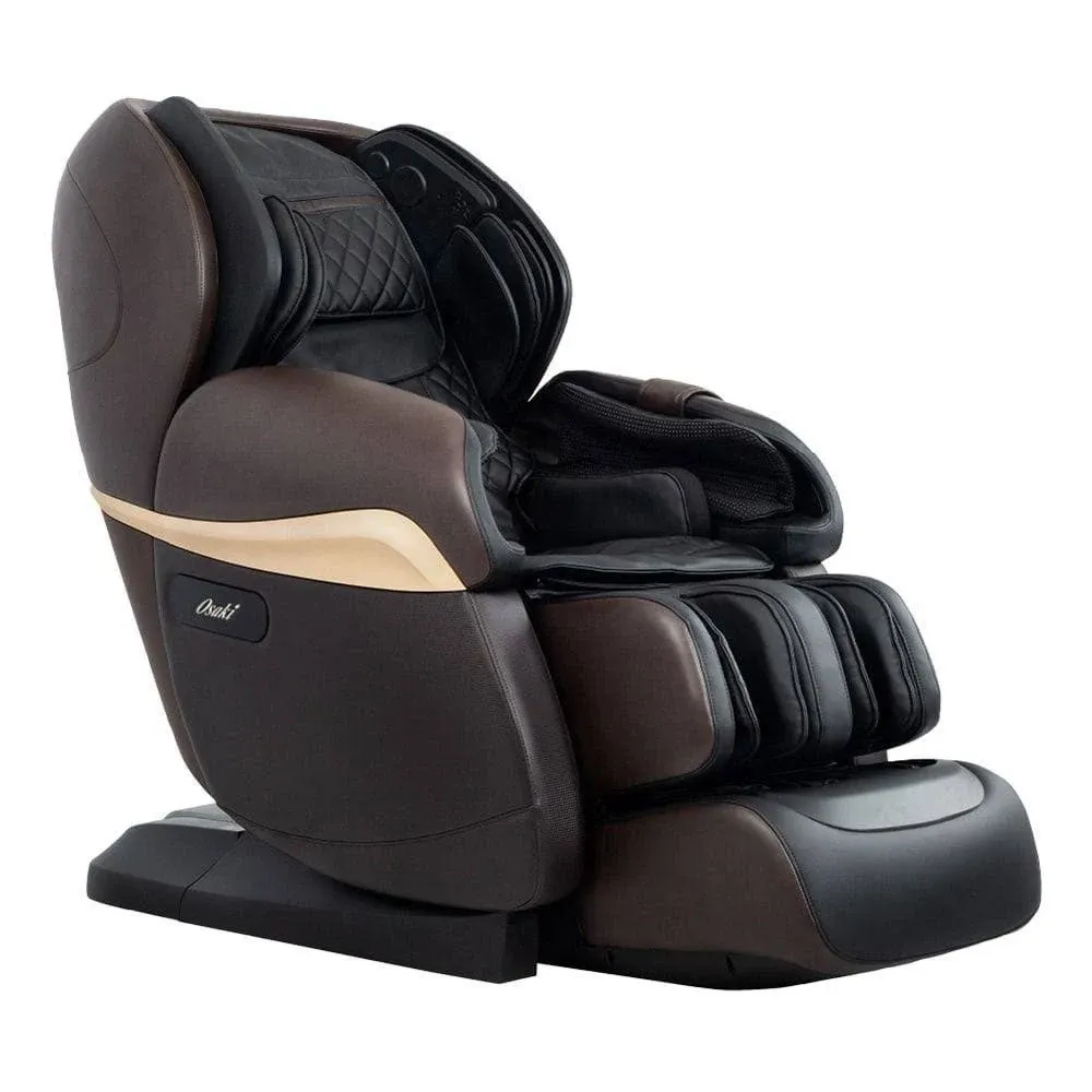 Osaki OS-Pro 4D Paragon Massage Chair, Brown / Free 5 Year Extended Warranty ($349 Value!)