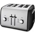 KitchenAid 4-Slice Manual Lift Lever Toaster - Onyx Black