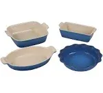 Le Creuset Heritage 4-Piece Stoneware Bakeware Set | Marseille