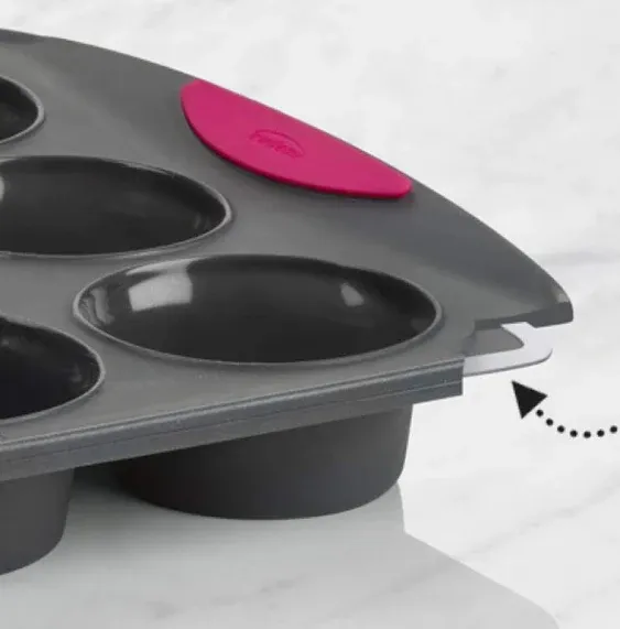 Structure Silicone Jumbo Muffin Pan Confetti