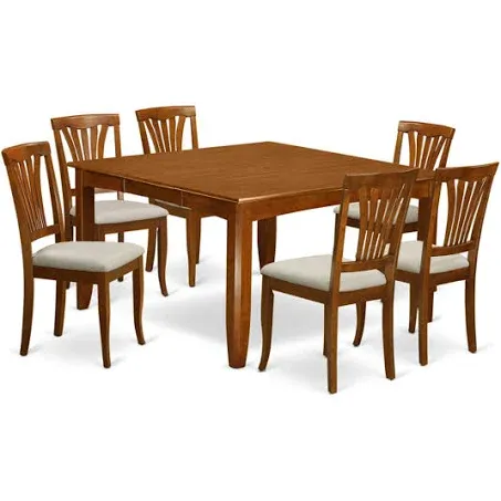 East West Furniture 7 Pc Dining Room Set