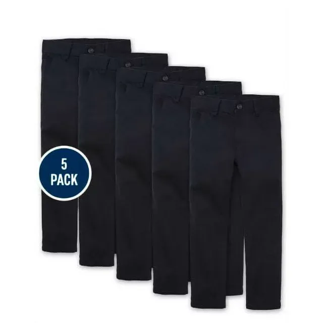 The Children's Place Boys' Stretch Skinny Chino Pants (5-Pack)