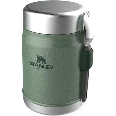 Stanley Classic Legendary Food Jar & Spork, 0.4L Green