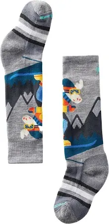 Smartwool Junior Wintersport Full Cushion Mountain Moose Pattern OTC Socks