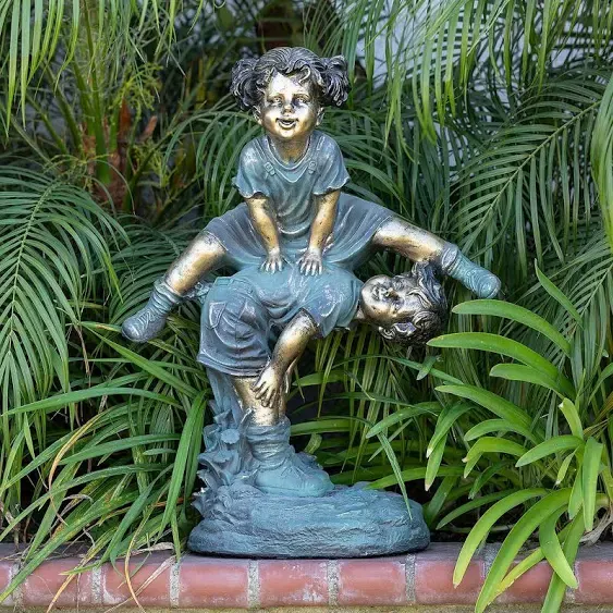 Alpine Corporation 26-in H x 11-in W Multiple Colors/Finishes Garden Statue