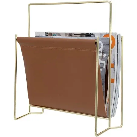 MyGift Freestanding Magazine Sling Rack