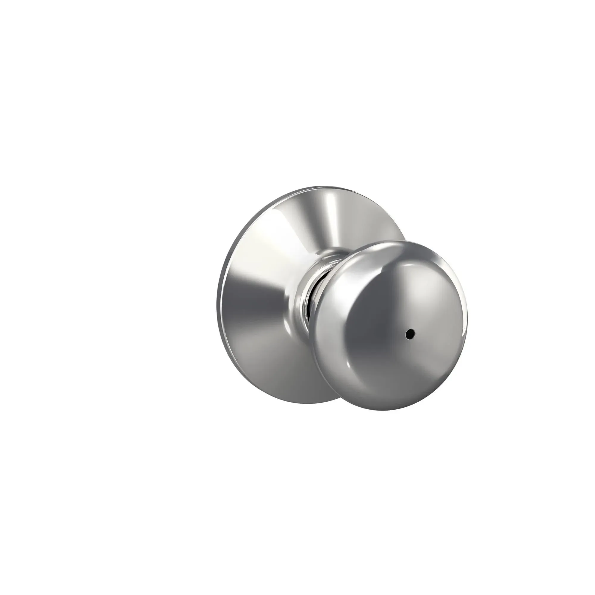 Schlage Plymouth Knob Privacy - Bright Chrome